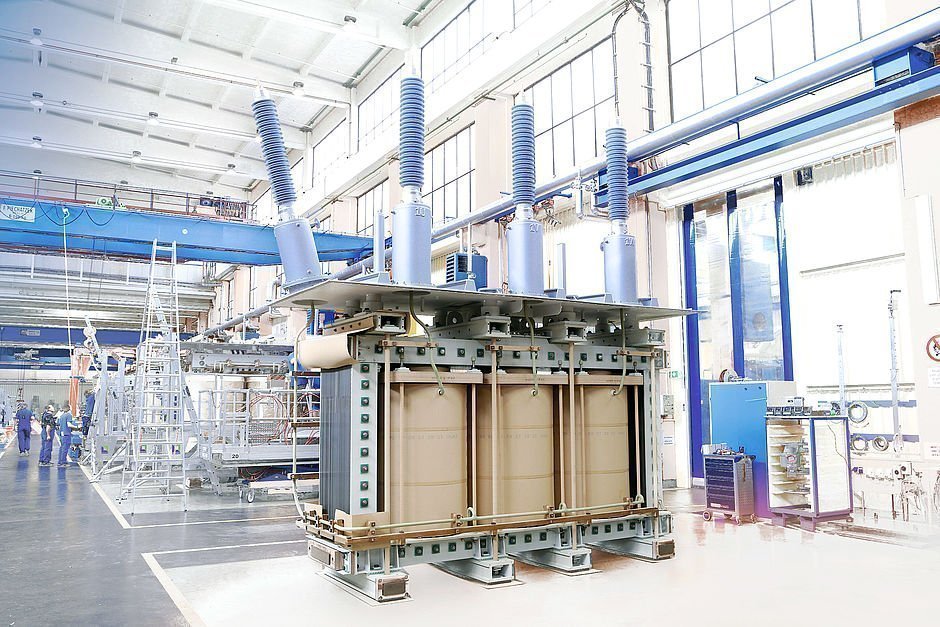 Netztransformatoren für  Hochspannungs- und Mittelspannungsnetzen