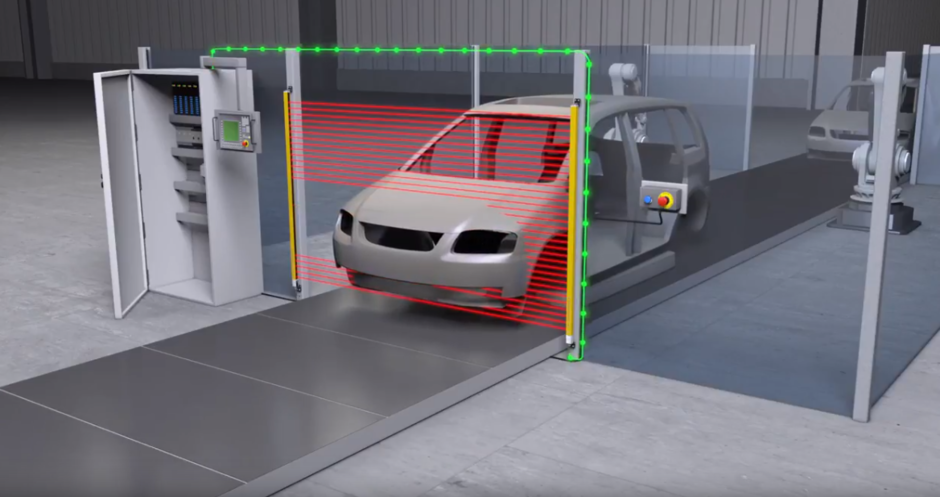 Schmachtl - Lichtvorhang, Sicherheitslichtschranke, Lichtgitter: Leuze_electronic_-_Sicherheits-Lichtvorhaenge