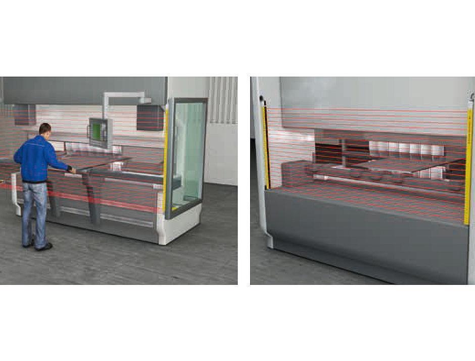 Schmachtl - Lichtvorhang, Sicherheitslichtschranke, Lichtgitter: Untergreifschutz-_Sicherheitslichtvorhang 