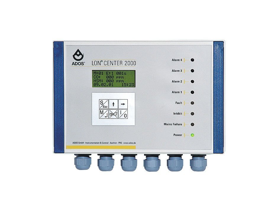 Gasmelder Gaswarngeräte stationaer wahrneinheit-LON-Center-2000-ados